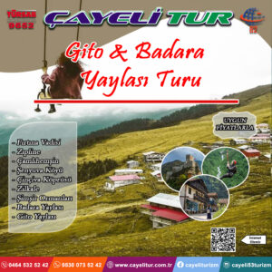 Read more about the article GİTO VE BADARA YAYLASI TURU